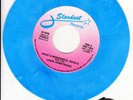 LOUIS ARMSTRONG  What a wonderful World & Hello, Dolly  BLUE VINYL 7