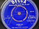 Rolling Stones Come On 1963 DEMO promo NEAR MINT F.11675 Decca 200 Only Debut