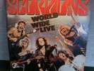 SCORPIONS - WORLD WIDE LIVE - 1985 UK HARVEST 1ST PRESS SCORP 1 - LP - RS7