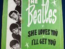 The Beatles She Loves You Norway Orig'63 Parlophone R5055 Green Sleeve 7