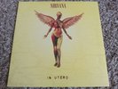 NIRVANA IN UTERO LP NM/EX VINYL RECORD ALBUM SUB POP REISSUE