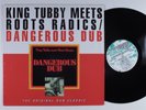 KING TUBBY MEETS ROOTS RADICS Dangerous Dub GREENSLEEVES LP VG+ uk reissue x