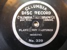 Ragtime 78 rpm. PLANTATION PASTIMES Hager's Orchestra COLUMBIA s/sided rec 1901