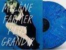 Mylène FARMER  Plus Grandir BLEU MARBRE NUMEROTE 2 LP vinyles 33T