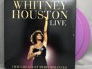 Whitney Houston Live Purple 2LP Colored Vinyl 2014 Greatest Performances Limited