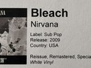 Nirvana - Bleach (2009) 20th Anniversary, Deluxe 2xLP 180g, White Vinyl