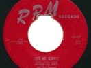 ARTHUR LEE MAYE & CROWNS - Love Me Always / Loop De Loop -RPM- Doo Wop R&B 45
