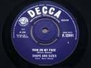 SHAPE AND SIZES   Rain On My Face   MINT   DECCA F 12441   Psych Pop Female Midt