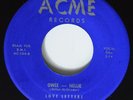 Doo Wop 45 LOVE LETTERS Owee Nellie / Walking The Streets Alone ACME VG++ HEAR