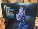 VINTAGE 1987 Gold Stamped PROMO OZZY/RANDY RHOADS TRIBUTE 2 LP SET / Sleeves