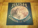 Rush Caress Of Steel 1975 UK VINYL LP Sleeve VG+, Record VG+ Matrix 1Y/1 2Y/1