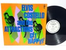 ELVIS COSTELLO AND ATTRACTIONS Get Happy LP White Label Promo JC 36347 NM WLP