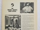 Michael Nesmith Radio Special Vinyl Rock LP With Interviews Rare Limited Release