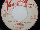 NICE DOO WOP 45 ORIGINAL DJ 45 BY THE SPANIELS ON THE VEE-JAY LABEL