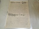 CRASS - ORIG 1980's GIG FLYER HANDOUT TOTAL SHIT PUNK ROCK A4 THE MOB FLUX VG
