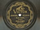 HEAR- Rare Pre-War Country 78 - Jimmie Rodgers - Blue Yodel - Victor # 21142