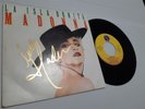 MADONNA autograph vinyl 7' LA ISLA BONITA signed live concert PARIS collectors