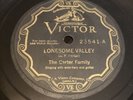 COUNTRY Victor 78 RPM The Carter Family - Lonesome Valley 23541 V+