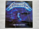 Metallica Ride The Lightning UK 1st pressing vinyl LP album with inner sleeve