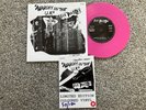 Sex Pistols Anarchy in the UK French  7 inch Vinyl Record Pink with Insert