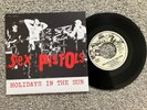 Sex Pistols Holidays in the Sun Italian pressing Reissue 7 inch Vinyl Black