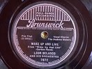 Bruns 7872 Leon Belasco 1st ANDREW SISTERS Wake Up And Live  1937 78 rpm JAZZ E