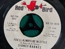 You'll Always Be In Style - Sidney Barnes | RED BIRD 10-039 Promotional Copy