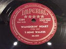 T-BONE WALKER -IMPERIAL 5284-WANDERIN' HEART/BYE BYE BABY-TEXAS BLUES-VINYL NEW