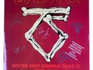 Twisted Sister Fully Signed Vinyl Orig Vintage We're Not Gonna Take It 12
