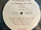 LA FANCIULLA DEL WEST EJS 289 THE GOLDEN AGE OF OPERA PRIVATE RARE VTG