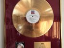 Richard Clayderman Presentation Award Gold Disc  Vinyl Record LP Album Music Of