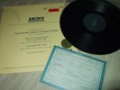 FOURNIER : JS BACH SUITEN FÜR VIOLONCELLO SOLO NR.5&6 LP DGG ARCHIV RED STEREO