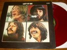 The BEATLES Let It Be japanese RED colored vinyl LP Apple pressing AP-9009