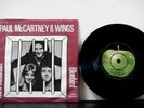 PAUL McCARTNEY and WINGS 7 Inch 45 Mrs. Vanderbilt 1973 Apple denmark  PS