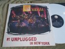 NIRVANA -MTV UNPLUGGED IN NEW YORK-1994 GEFFEN WHITE WAX -HYPE STICKER +INNER Nm