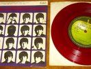The BEATLES A Hard Day's Night STEREO Japanese RED color vinyl EP Apple AP-4573