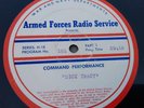 16-inch Transcription – Command Performance Dick Tracy Show #162 Armed Forces