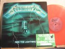 BERNETT SB 18026 METALLICA RIDE THE LIGHTNING 1984 ORANGE + BACKSTAGE PASS NM