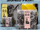 SIGNED LIAM GALLAGHER KNEBWORTH 22 Album Artwork Print & Yellow Vinyls