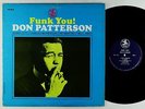 Don Patterson - Funk You  LP - Prestige