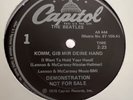 The Beatles I Want To Hold Your Hand  Komm Gib Mir Deine  12” Red Vinyl US Promo