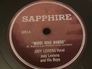 ROCKABILLY Sapphire 78 RPM Jody Leviens - Mardi Gras Mambo 1051 E-