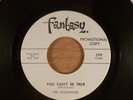 The Golliwogs  You Can't Be True/You Got Nothin' On Me Promo RARE  Garage CCR