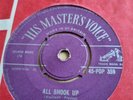 Elvis Presley Original Hmv Silver Print All Shook Up In Very Good + Condition
