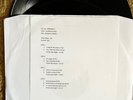 VED  BUENS ENDE - WRITTEN IN WATERS - RARE Test Pressing DLP Vinyl 1/5 BLACK