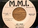 THE ROMANS: Uh Huh 45 M.M.I. rare mod R&B doo-wop MP3 hear