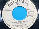 Maddox Brothers and Rose The Death of Rock and Roll / Paul Bunyan 45 Rockabilly