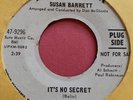 Susan Barrett -NORTHERN SOUL-It’s No Secret-PROMO-Ex-1966-RCA Org
