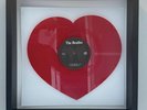 The Beatles  Vinyl LP Record. PS I Love You.  Heart Shaped Red Vinyl. Framed.
