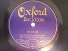 78 RPM DR. JEKYLL AND MR. HYDE OXFORD RECORD BY LEN SPENCER E